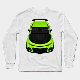 camaro zl1 1le lime Long Sleeve T-Shirt